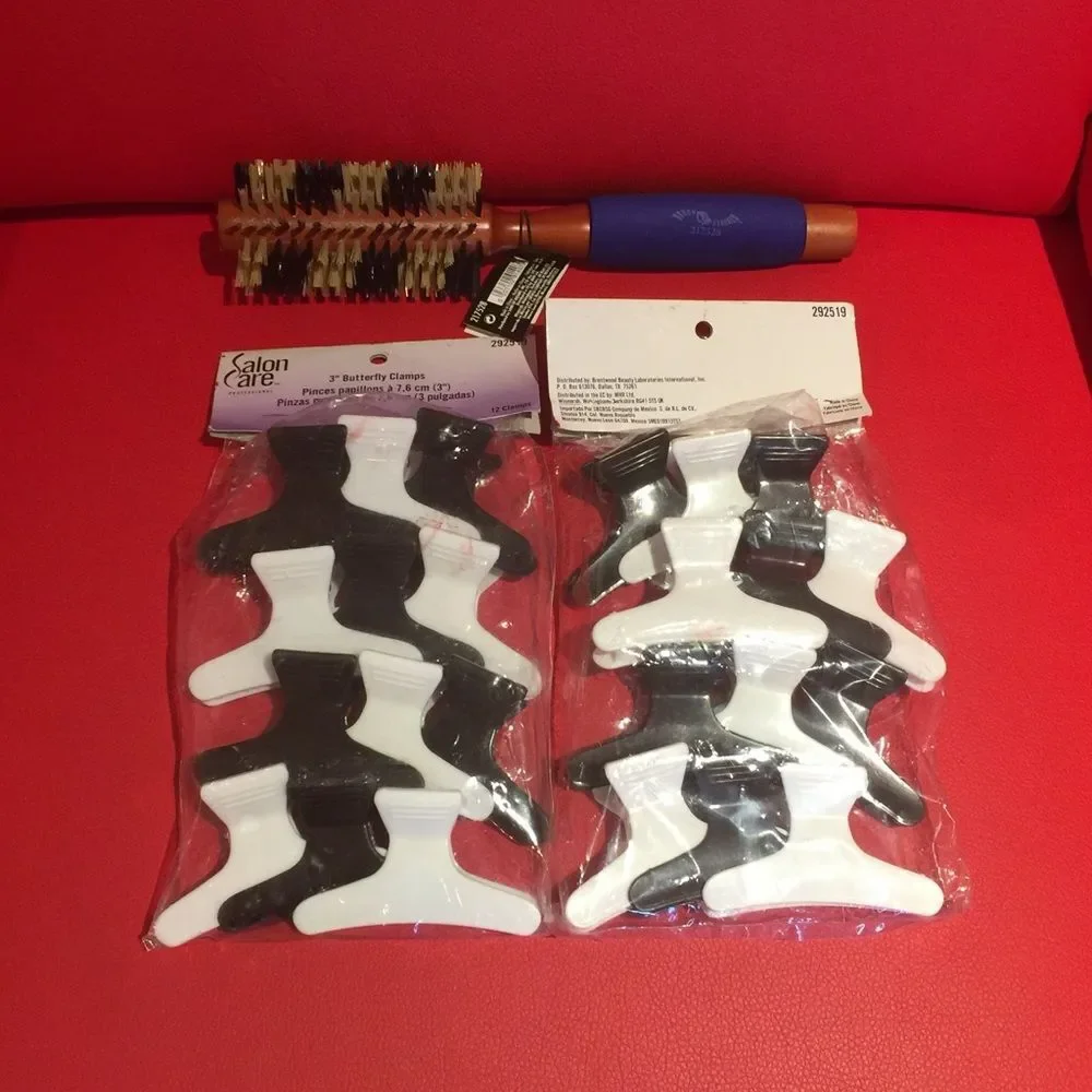 24 clamps & strokes brush.
